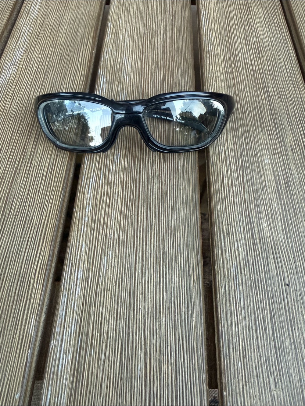 Hilco Leader Jam'n Kids Protective Sports Glasses Black ASTM F803 Youth Eyewear